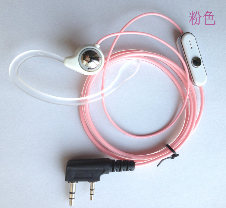 New Colorful Fashion Headphones Intercom Headphones BEAUTIFUL CRYSTAL LINE TRANSPARENT KHEADS INTERCOM HEADPHONES