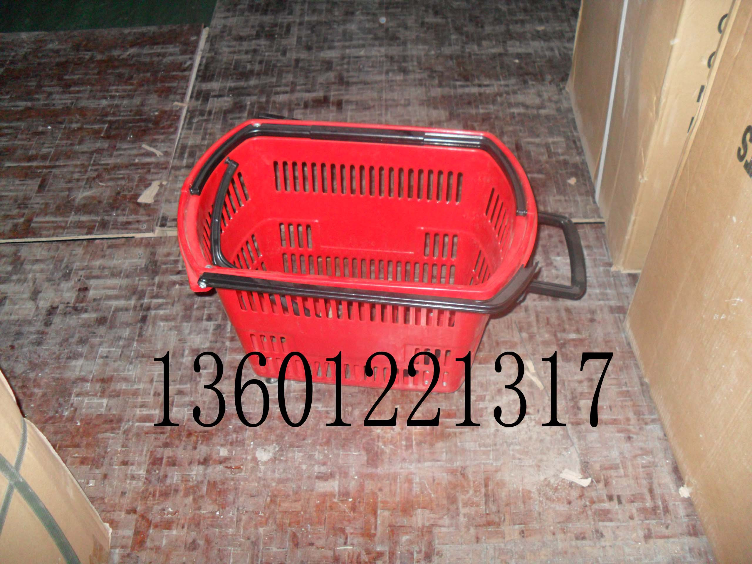 Pull stalk shopping basket * Pull stalk shopping basket*Hand basket*Shopping basket*Shopping basket*Supermarket shopping basket