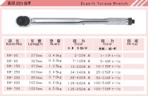 Original Taiwan force advanced preset torque wrench 70-350N M