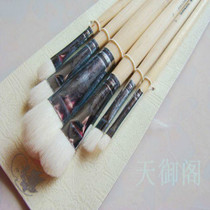  Picasso wood color rod Yangmao 8216#Gouache brush Watercolor pen Oil painting pen Six gouache pens