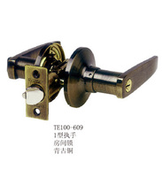 Taiwan brand * Jiuan room door lock handle lock bolt door lock bronze door lock