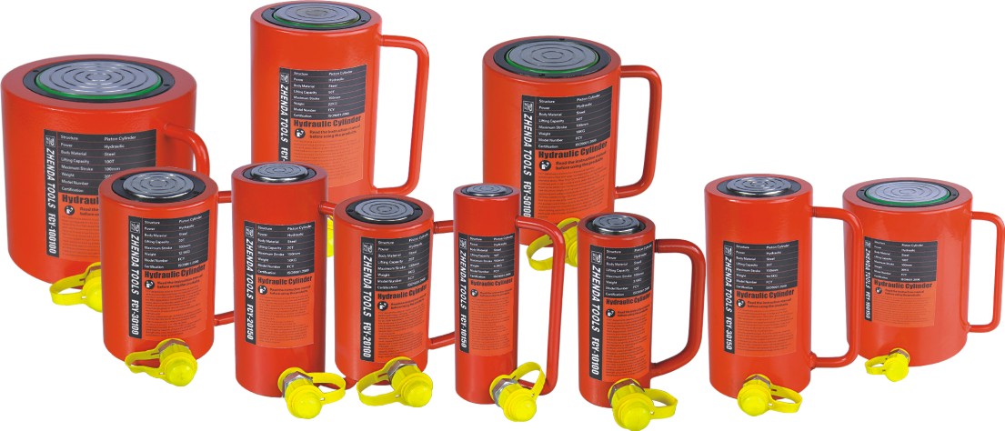 Long jack FCY-10100 hydraulic tool electric hydraulic jack 10T100mm stroke oil cylinder