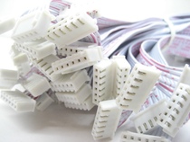 2 54mm6P dual-plug flat cable length about 20CM electrical appliance extended connection line XH6A red white flat cable 6 bits