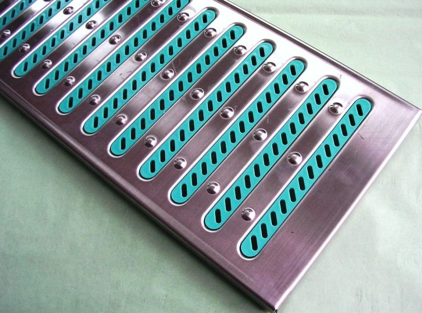 Stainless steel cover plate 350*580*25 rainwater grate kitchen manhole cover shopping mall drainage trench Minggou manhole