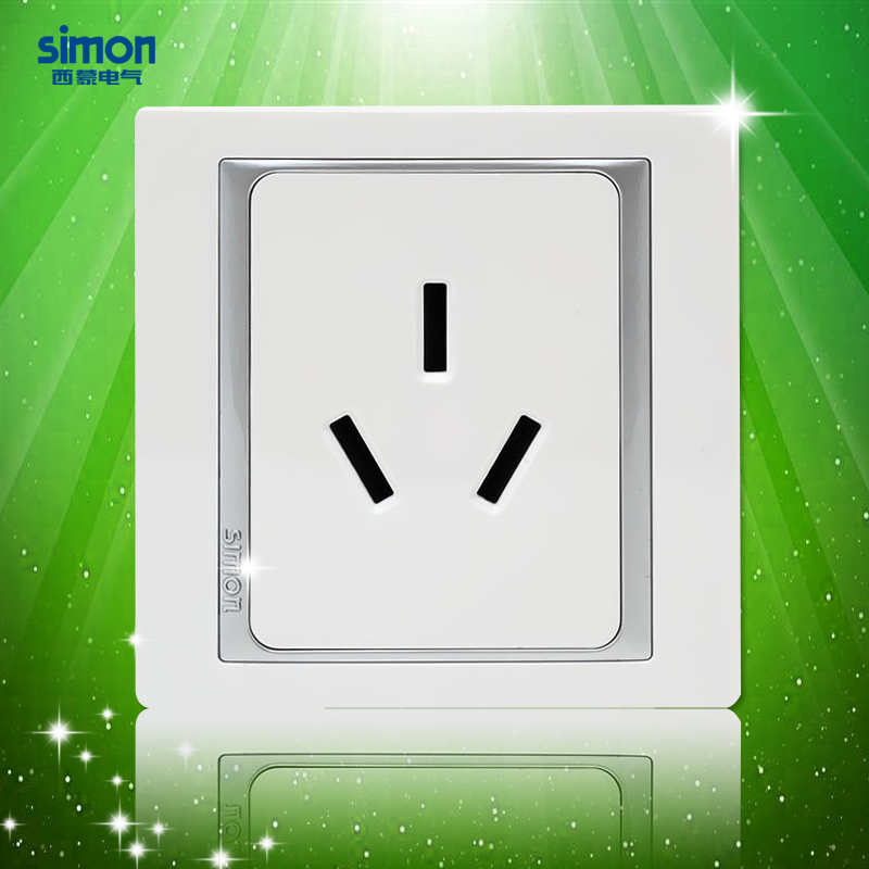 Simon switch socket 58 series 20A air-conditioning three-hole socket wall panel 3P20 an 3-hole power supply S52081