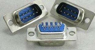 RS232 serial port head DB9 male head female head serial port welding head serial port nine needles (without shell)