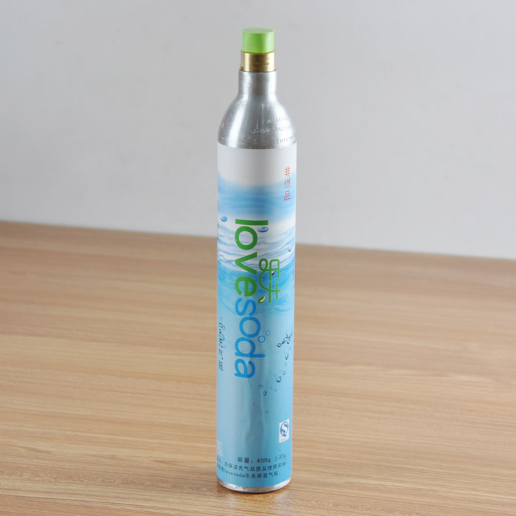 Soda water machine carbon dioxide cylinder (including gas) a c02 sparkling water tank and gas 0 6 liters