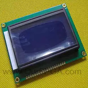 12864 LCD screen LCD blue screen with Chinese font library FPGA development board supporting serial parallel