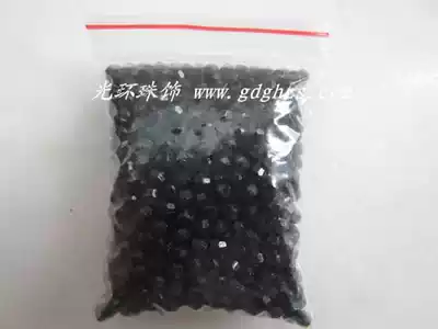DIY acrylic beads 3mm-4mm black acrylic angle beads 30g beaded material bead jewelry accessories