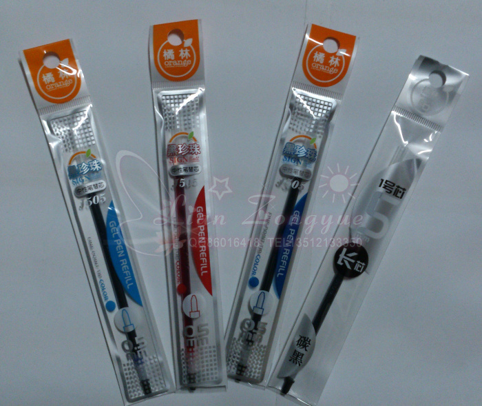 Orange Grove J505 Refill Black Pearl Refill Orange Forest Gel Pen Refill Refill Black Pearl Refill 505