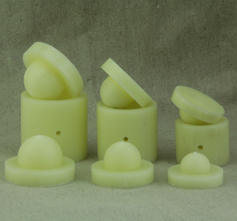 diy handmade genuine leather plant tannic leather calf leather bell-styled mold bell for shaping and shaping two nylon molds