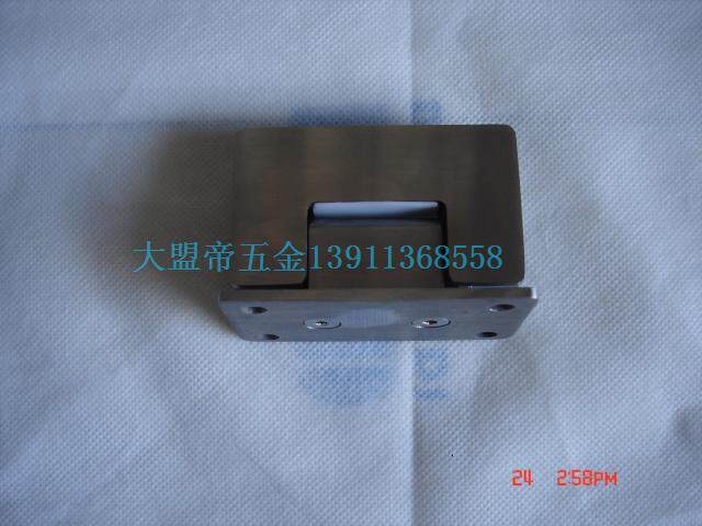 Stainless Steel Glass Door Hinge 90 Degrees Bathroom Clips Hotel Home Shower Room Without Frame Glass Door Clip Manufacturer Direct