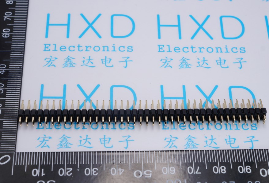 2 54MM pitch double row pin double row row needle double row pin 2 * 40P 2x40p straight pin-Taobao