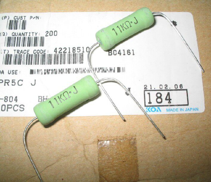 Japan KOA phototone imports 5W watt copper pin Fever resistance (full series)