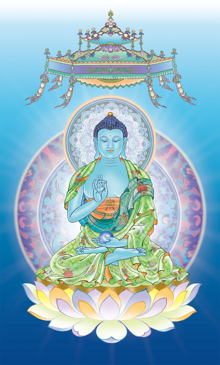 At ease in the hall The southern no pharmacist glazed the light as it came-a silk hanging painting