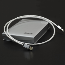 Original fitted oyaide Eurasia De Continental 5S 5N pure silver usb audio line AB header 1 8m