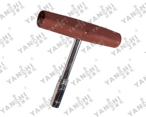 Yan's rhythm tool -1306 T-type pull (red wood handle stainless steel)