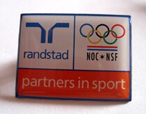 2010 Vancouver Winter Olympics badge sponsor badge Winter Olympics badge