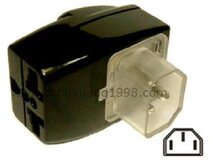 WDIII-320 C14 plug IEC320 end connector computer adapter IEC conversion socket