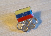 London 2012 Olympic Games badge Venezuela Olympic Committee badge Venezuela NOC badge