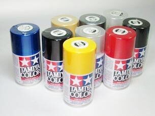 For example, Tamiya TS hand spray paint 100ML TS-25 -~TS-48