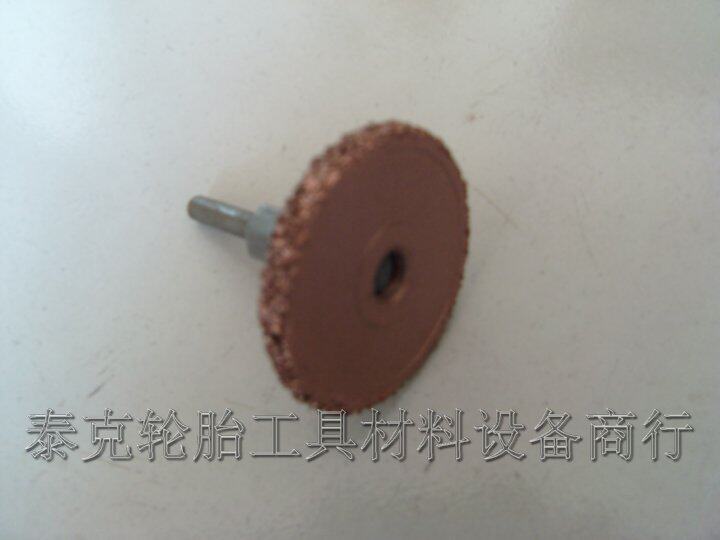 Large particle oblate grinding head tire rubber grinding tool high-speed grinding machine pneumatic tool tire repair