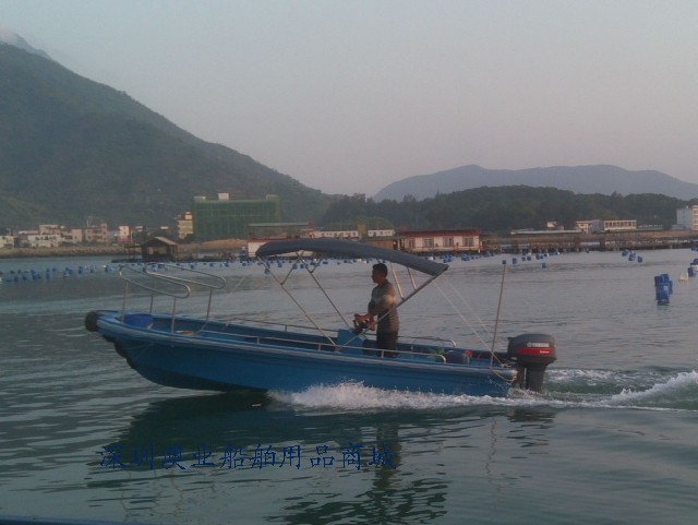 Mountain leaf YAMAHA40HP electric start lifting tourist boat fishing fibreglass boat fiber boat 5 8 m