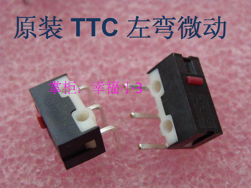Original TTC left curved foot micro switch Mouse side button MICRO XAI RAW SENSEI Wrangler, etc