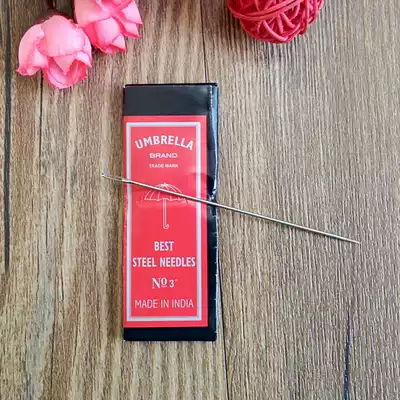 India imported hand sewing needle thick fabric needle sewing quilt needle large lengthened thick needle sewing quilt artifact 25 pieces