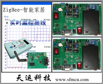 Zigbee smart home kit CC2530 sensor zigbee development board temperature and humidity example code