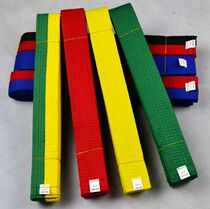 Coque pur coton Taekwondo Route avec ceinture brodée Taekwondo Ceinture brodée avec le fabricant brodé Prix de vente directe