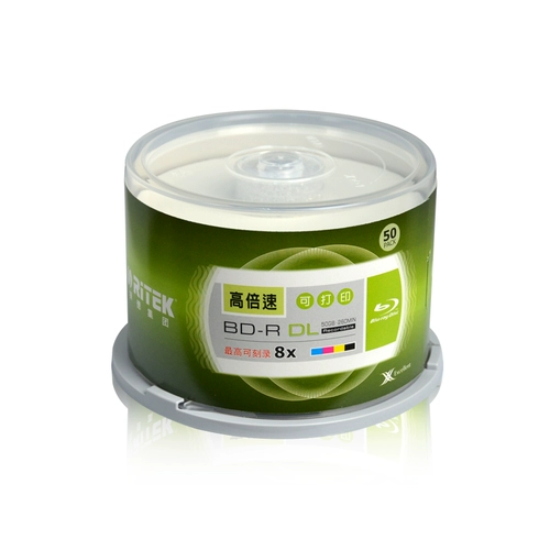 Бесплатная доставка CD BD-R DL 6 Speed ​​50G Blu-ray Высокоэлементная печать 50 кусков бочек