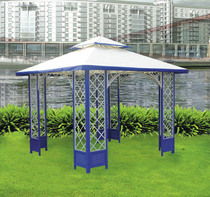Leisure Pavilion mobile pavilion garden chair iron umbrella pergola tent courtyard pavilion style parasol