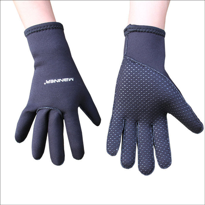 MANNER new snorkeling gear diving gloves equipped (thickened) 3MM snorkeling non-slip protection gloves