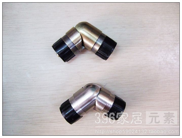 396 Home Elements * 28MM Plating Corner Turning Roman Rod Corner Corner Curtain Rod Corner Track