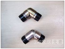 396 Home Elements * 28MM Plated Corner Instrumental Turn Roman Rod Corner Window Curtain Rod Corner Track