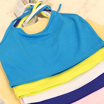 Gattening up code multicolor pure cotton hanging neck small harnesses 100 lap wrap chest little vest set to do