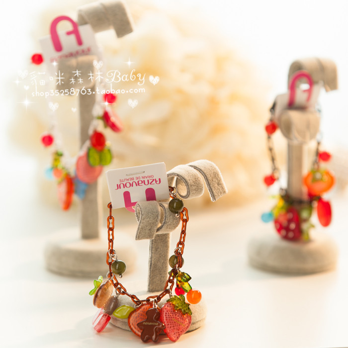 Korean Style Jewelry Aznavour Genuine Az Azna Fruit Animal Playful Bracelet Bangle