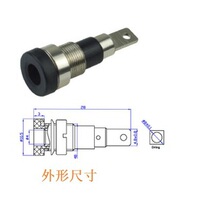 BS4241 pure copper welding or 4 8 inserts connection type 4mm embedded low height stud