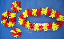 Dance props Bar performance props Hula suit accessories Garland Head ring Bracelet Four-piece set