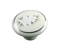 Round Single Hole Ceramic Furniture Drawer Cabinet Handle