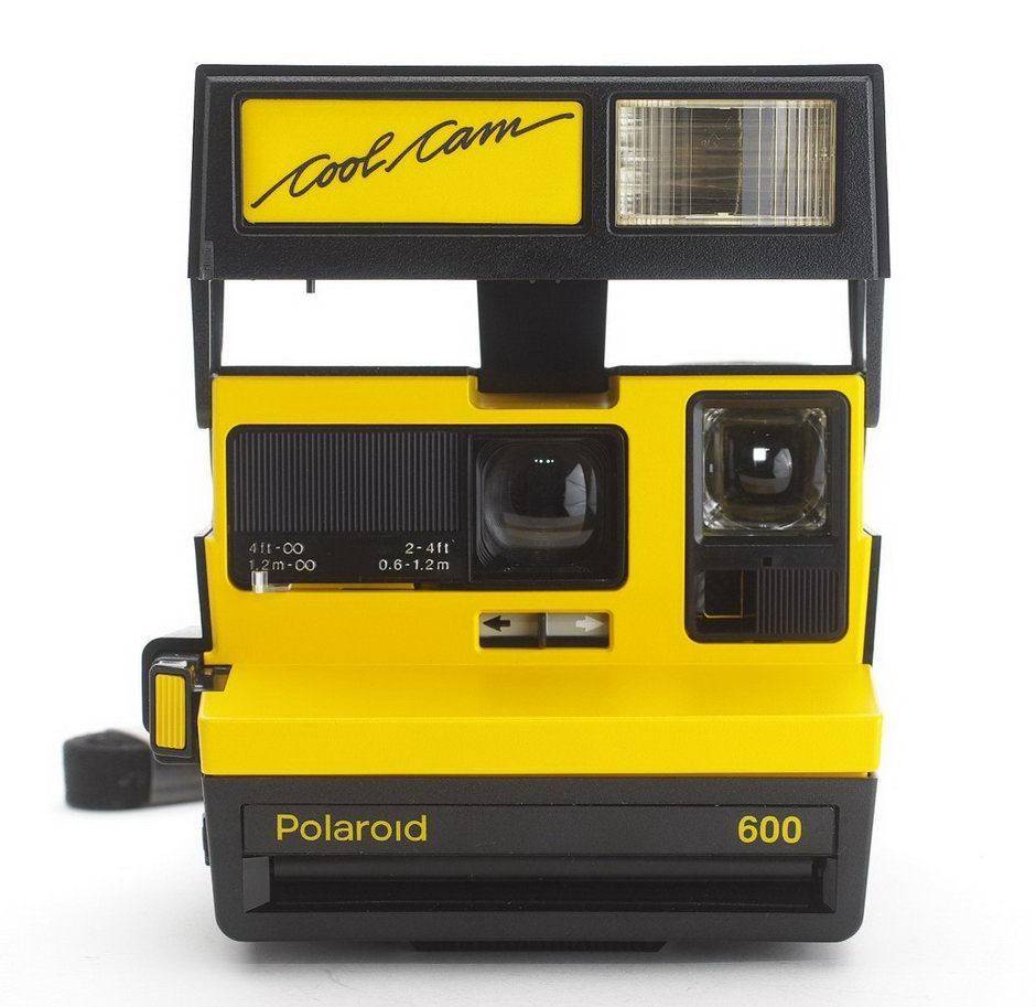 Polaroid Polaroid 600 Yellow Black Jobpro Coolcam Primary Imaging Camera