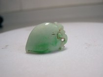 An old jadeite peach pendant in the shape of a birthday peach a pendant necklace pendant