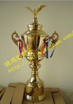 Pigeon racing pigeon competition trophy High-grade trophy Crystal trophy Carrier pigeon trophy custom number 2014