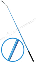 Pearlescent Rhythmic Gymnastics Ribbon Stick-- Holographic RG Stick 600mm