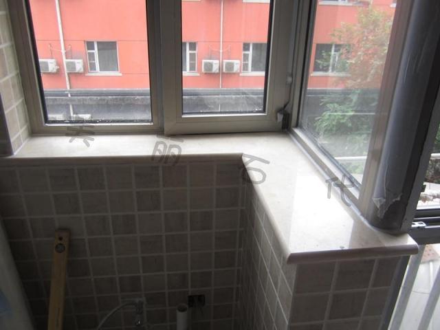 Marble window table surface Egyptian rice yellow stone table face marble balcony table surface