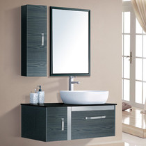 304 Stainless Steel Bath Cabinet Cabinet 0 9 m Handwashing Washbasin Bathroom Cabinet Combined Special Price Promotion No 4002