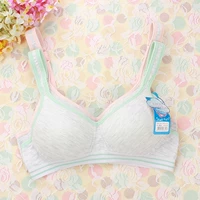 Ngày hè mỏng mẫu cup cô gái áo ngực thời kỳ phát triển cotton không có vòng thép cỡ lớn quần lót nữ cao cấp