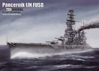 Mô hình giấy thủ công 3D DIY 1: 200 tàu chiến Nhật Bản Fuso FUSO phiên bản quét với hướng dẫn bằng giấy 	mô hình ghép giấy 3d	