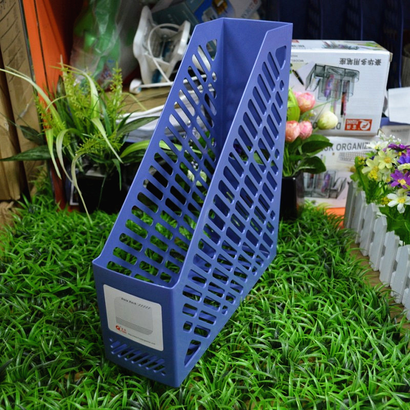 Single-lattice File Shelf Strong FQ18 Single Bar File Shelf File Block Information Collation Shelf Plastics File Bar